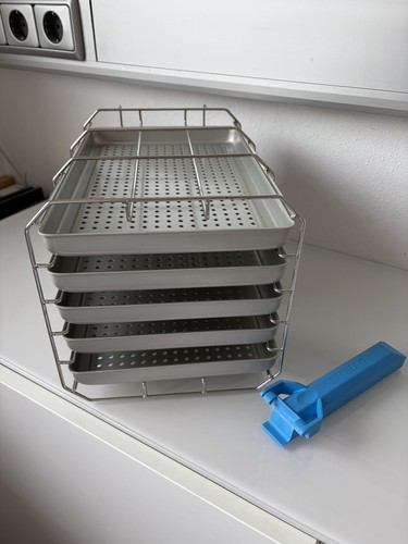 Melag trayhalter mit trays - melag,